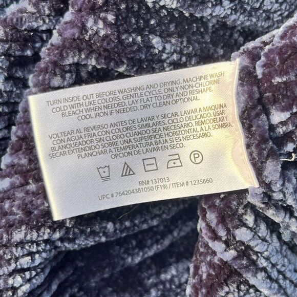 Orvis Navy Blue Chenille Crewneck Sweater Size S New without tags - Picture 7 of 11